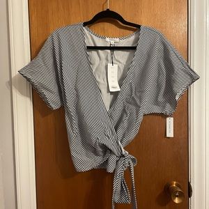 Convertible Tie Blouse